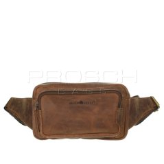 Kožená ledvinka GREENBURRY 1743B-25 hnědá