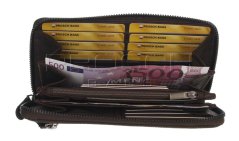 Kožená peněženka Greenburry Revival 1934-22 hnědá