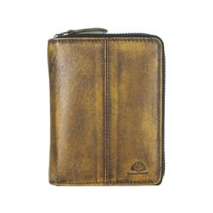 Kožená peněženka na zip Greenburry 2153-45