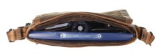 Kožená taška Greenburry 1913-M-25 hnědá
