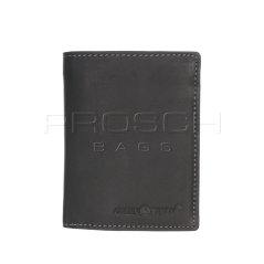 Kožená peněženka Greenburry 1701-BL-20 černá