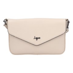 Kožená crossbody kabelka Lagen LG-050 béžová