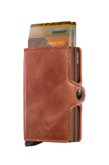 Twinwallet Secrid Vintage Cognac-Brown
