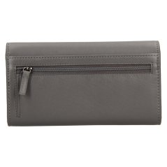 Dámská kožená peněženka Lagen dlouhá BLC5065 šedá