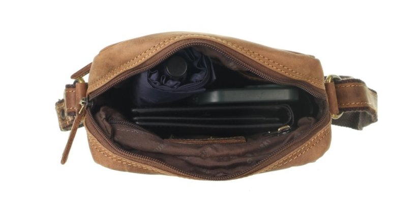 Kožená taška Greenburry Revolv. Bag Small 1694A-25