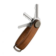 Kožená klíčenka Orbitkey 2.0 Crazy Horse Che.Brown