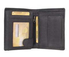 Kožená peněženka  Greenburry 1796A-BL-20 černá
