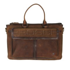 Kožená taška Greenburry Buffalo 1045/B-25 hnědá