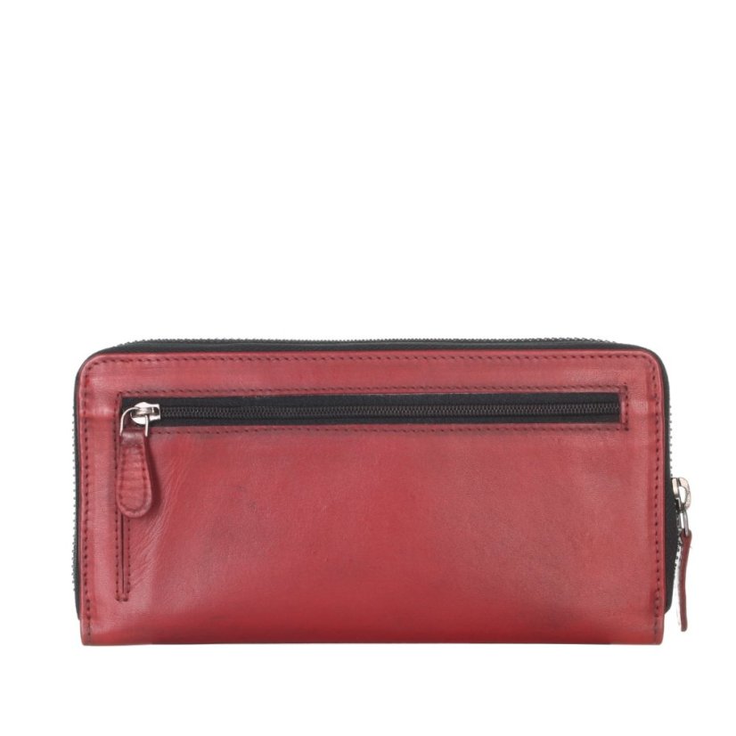 Dámská kožená peněženka na zip Greenburry 2150-26