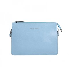 Kožená kabelka Noelia Bolger NB 0046 SM sv. modrá