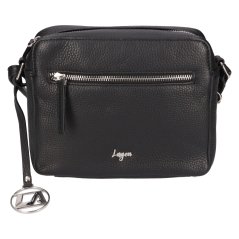 Kožená crossbody kabelka Lagen BLC-23/2627 černá
