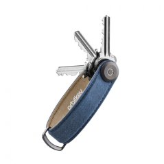 Klíčenka Orbitkey 2.0 Waxed Canvas Navy Blue