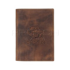 Kožená dokladovka Greenburry 328-Stag-25 hnědá