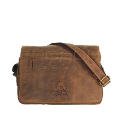 Kožená taška Greenburry 1766-Stag-3 hnědá