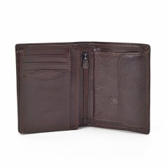 Pánská kožená peněženka Cosset 4501 Komodo H hnědá